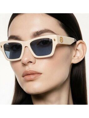 New Authentic Tory Burch TY7169U 1894/80 Cream Sunglasses with Case